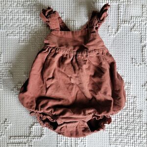 Maison Me Baby Kenza Romper in Dusty Rose | 12-18mo